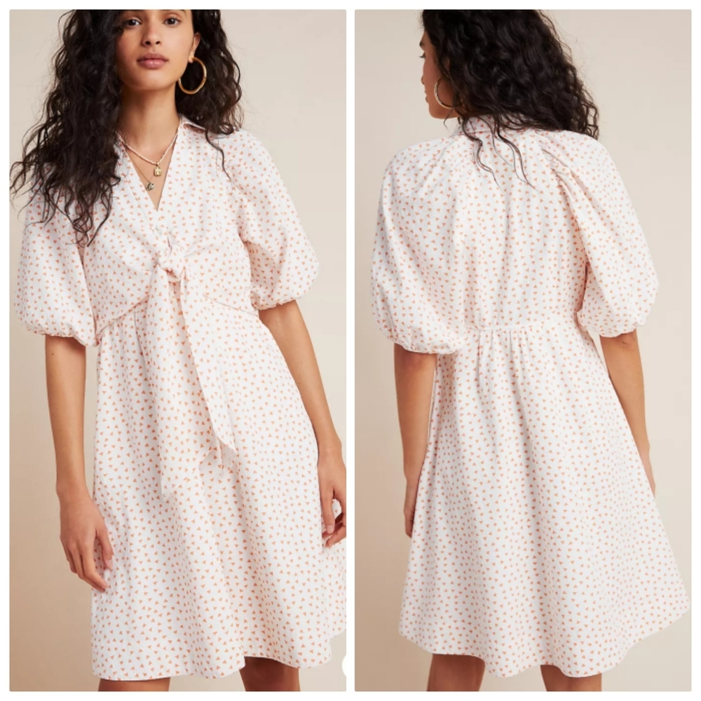 NWT Anthropologie Maeve Rhodes Shirtdress Size 14
